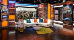 SNY is on the move.  The TV home of the Mets will begin broadcasting from a new set of studios at 4 World Trade Center on Saturday night, with Geico SportsNite batting leadoff at 10:30 p.m.